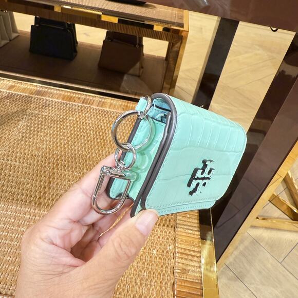 Tory Burch Thea Flap Card Case 171689 In Northern Lights - Picture 2 of 7